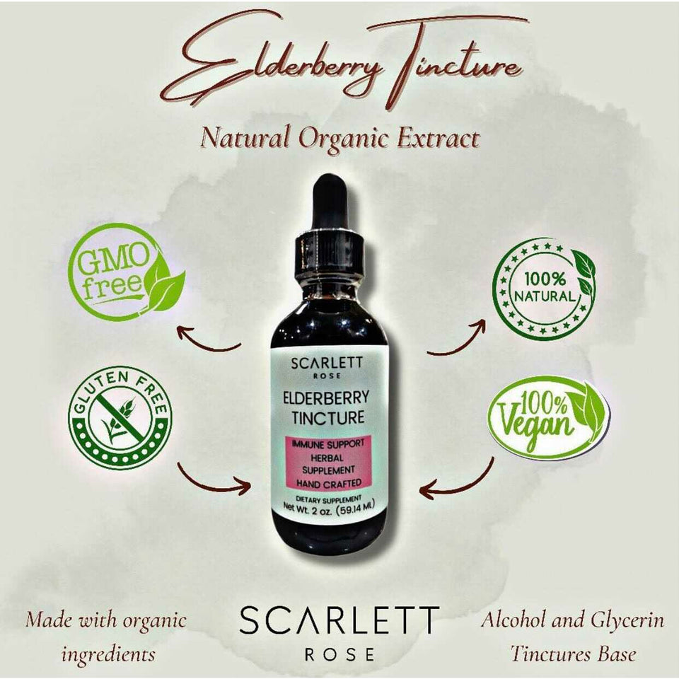 Organic Elderberry Tincture Glycerin Based (SOLD OUT)